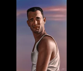 Fan art of forrest gump
